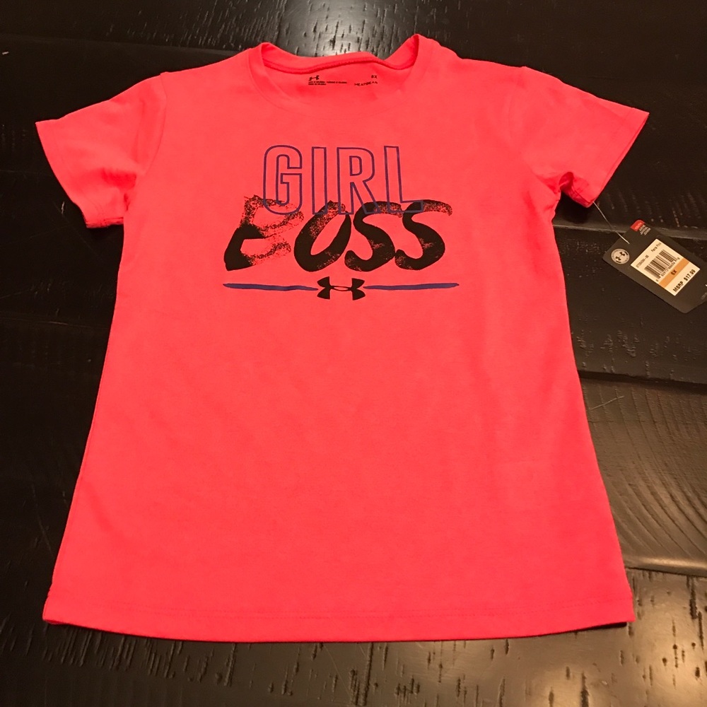 Under Armour Youth Pink Girl Boss Shirt